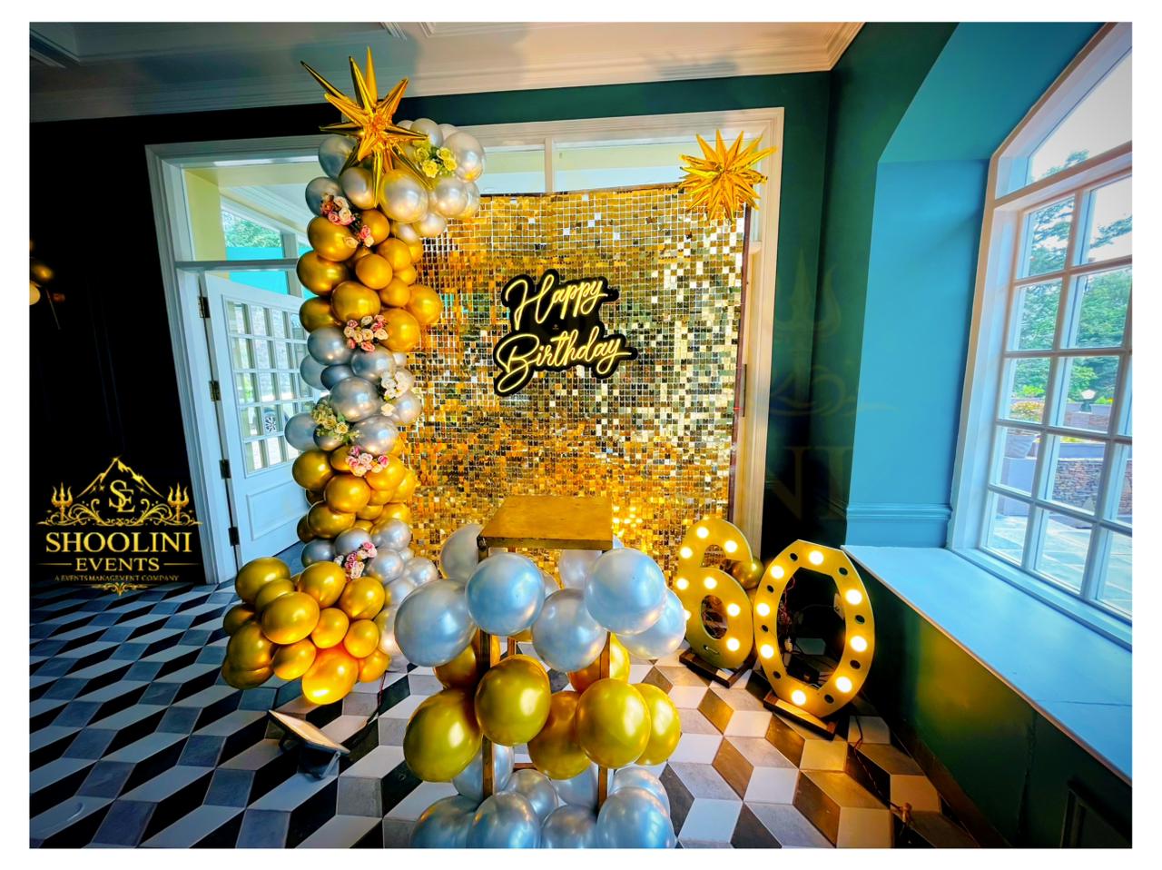 Corporate event setup